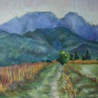 Giewont 50x35cm Oil on canvas